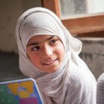 Children in a village in the south of Skardu are learning in the classroom, Pakistan.