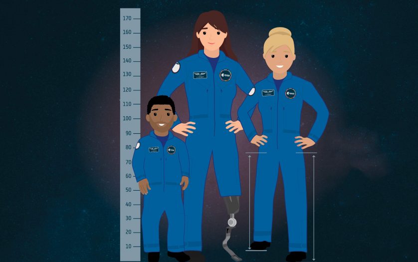 Astronaut selection parastronaut graphics