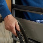 Man in Wheelchair Closeup