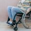 woman young woman in a wheelchair outdoors