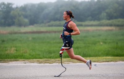 Melissa Stockwell, co-founder of Dare2tri