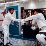 Wisam Sami competed at his first international wheelchair fencing competition in 2019