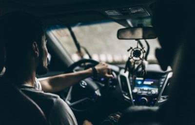 person Driving a car