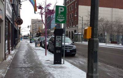 Payment Machine for parking in the street.