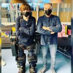 Oscar Constanza with his father Jean-Louis Constanza.