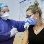 receives the covid vaccine