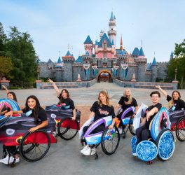 Women in wheelchair with Disney's Adaptive Costumes