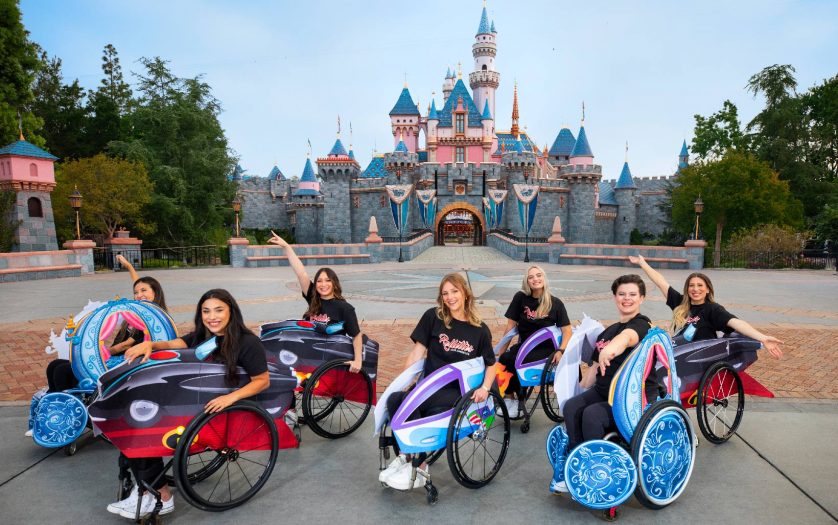 Women in wheelchair with Disney's Adaptive Costumes
