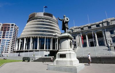 Parliament of New Zealand in Wellington city