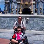 Tricia and Mason at Walt Disney World’s Magic Kingdom park