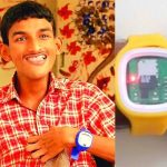 person wearing the iGest (on the left) and close of device