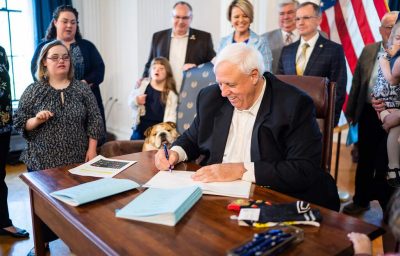 West Virginia Governor Jim Justice signed a bill