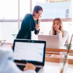 women working at the office