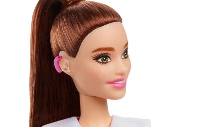 barbie doll with hearing aids