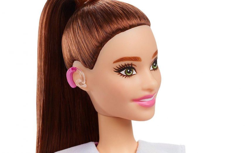 barbie doll with hearing aids