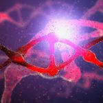 DNA helix colorful genes chromosomes DNA sequence