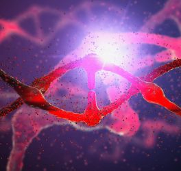 DNA helix colorful genes chromosomes DNA sequence