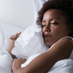 woman sleeping