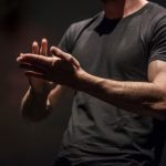 Sign language man interpreter