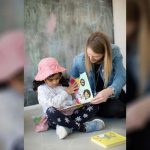 Prisha Chopra learning with Caitlin O’Connor