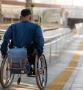 wheelchair user in the street