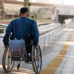 wheelchair user in the street