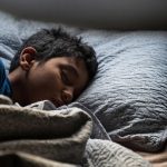 teen sleeping