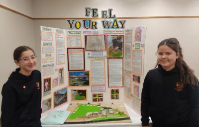 Waikato Science and Technology Fair 2023 winners: Chelsea Smart (left) and Aliyah Alchin (right). 