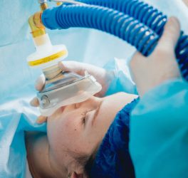 Pre oxygenation for general anesthesia