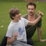 Colin Farrell with his son James