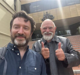 Matt Picone and his father.