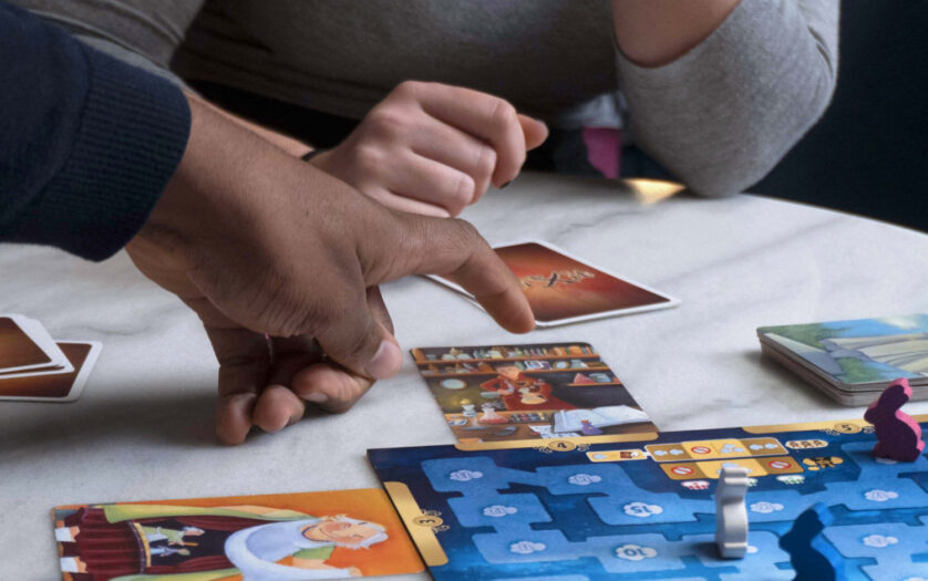 People playing Dixit Board Game