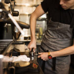 Barista working in coffee shop