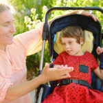 mother with daughter with cerebral palsy