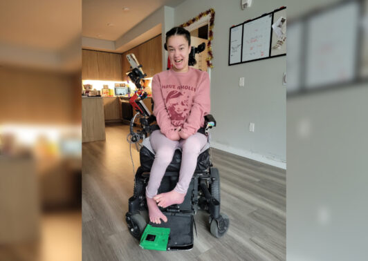 Drew spends a night at home.