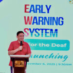 Muntinlupa Mayor Ruffy Biazon speaking during an event