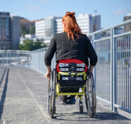 woman in wheelchair outdoor