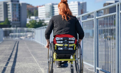 woman in wheelchair outdoor
