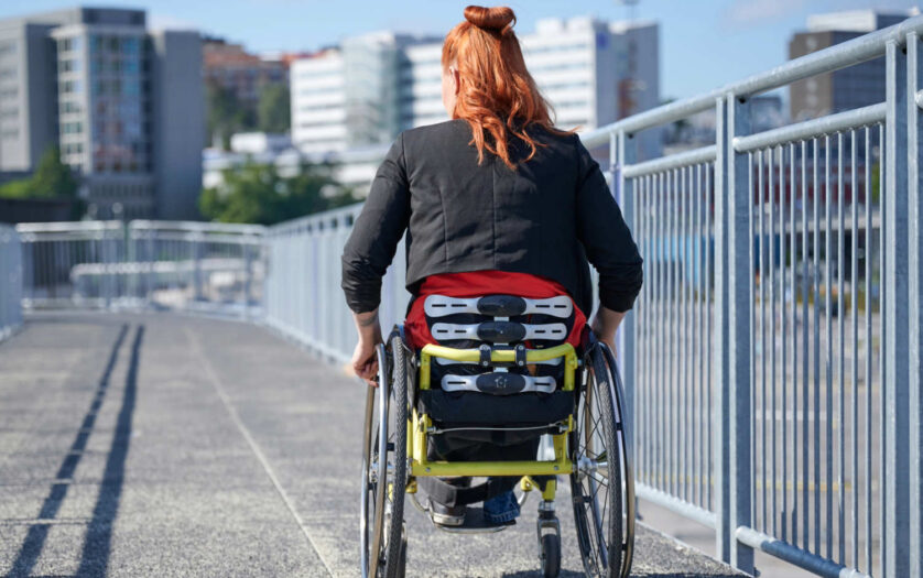 woman in wheelchair outdoor