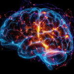 Digital neural brain illuminated synaptic network