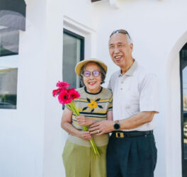 Portrait Of A Happy Elderly Couple