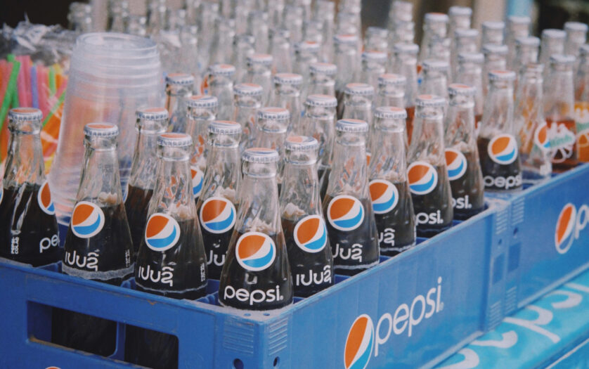 Glass Pepsi Bottles