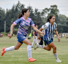 Women's Soccer Match Outdoors
