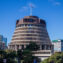 The Beehive in Wellington, New Zealand.