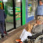 Councillors, Council staff and members of Council’s Access Working Group navigate the Gunnedah CBD using mobility aids and glasses simulating various vision conditions. 