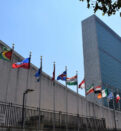 Flags at United Nations Headquarters - New York, USA