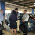 Police arrested the woman