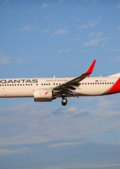 Qantas air plane
