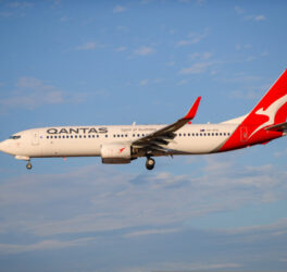 Qantas air plane