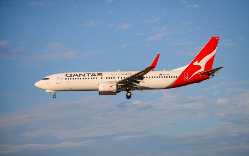 Qantas air plane
